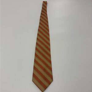 Dona Striped Orange and Brown Men's Tie